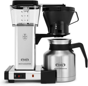 Technivorm - Moccamaster KBTS 32 Oz Polished Silver Coffee Maker With Thermal Carafe - 79212
