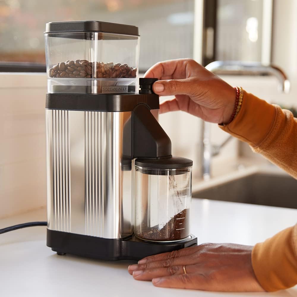 Technivorm - Moccamaster KM5 Burr Polished Silver Coffee Grinder - 49520