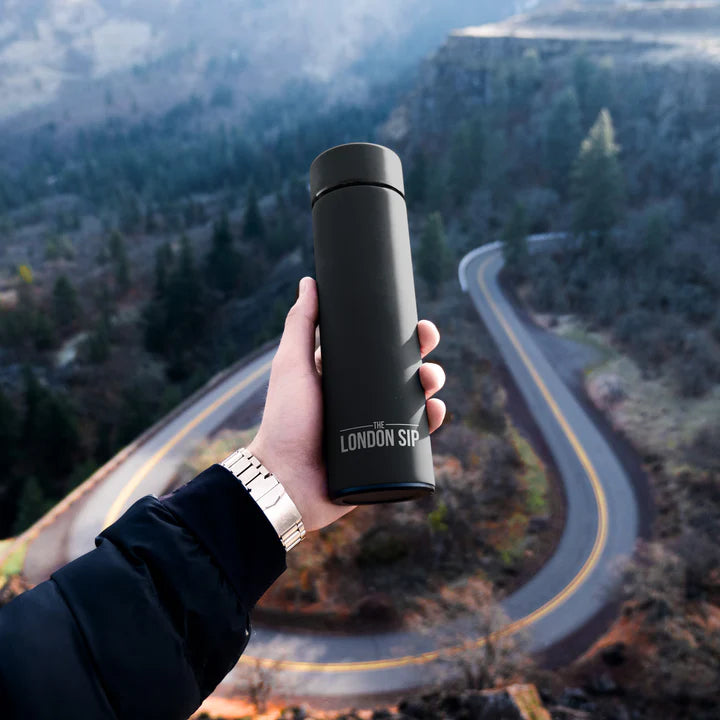The London Sip - 16 Ounce Black Tea Infuser Bottle - TB16-B