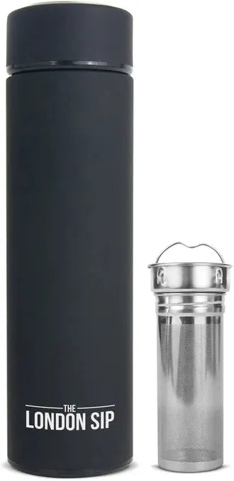 The London Sip - 16 Ounce Black Tea Infuser Bottle - TB16-B