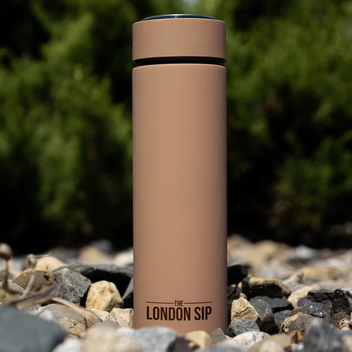 The London Sip - 16 Ounce Mocha Brown Tea Infuser Bottle - TB16-MCB