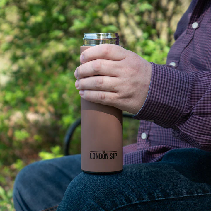 The London Sip - 16 Ounce Mocha Brown Tea Infuser Bottle - TB16-MCB