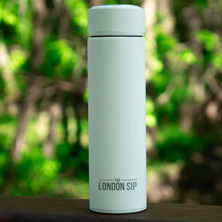 The London Sip - 16 Ounce Pearl White Tea Infuser Bottle - TB16-PRL