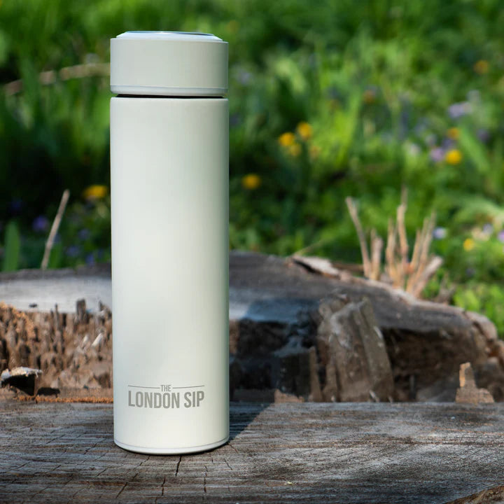 The London Sip - 16 Ounce Pearl White Tea Infuser Bottle - TB16-PRL