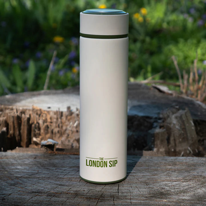 The London Sip - 16 Ounce Safari Beige Tea Infuser Bottle - TB16-SFB