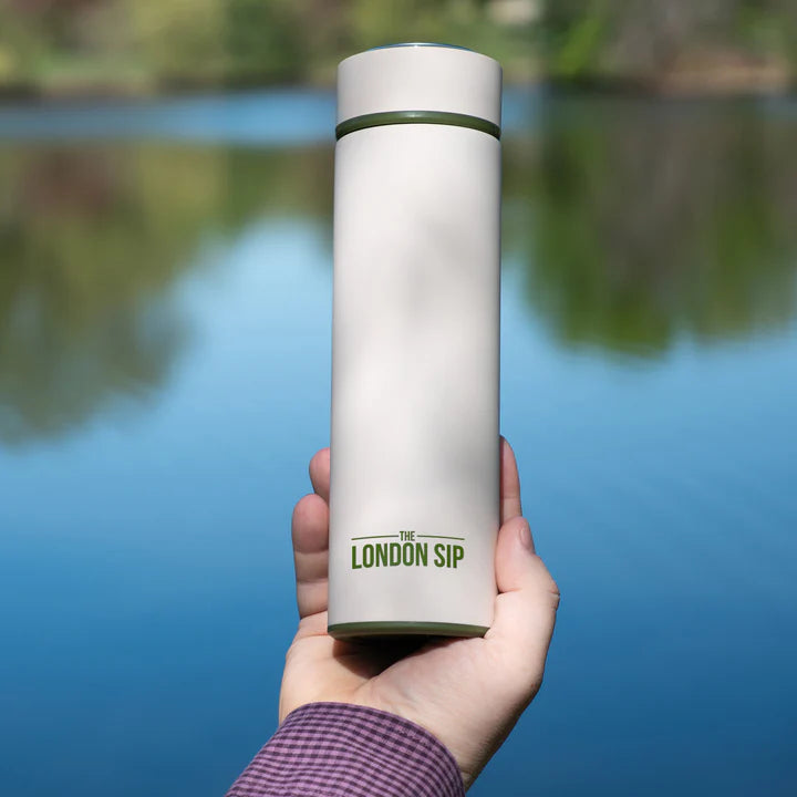 The London Sip - 16 Ounce Safari Beige Tea Infuser Bottle - TB16-SFB
