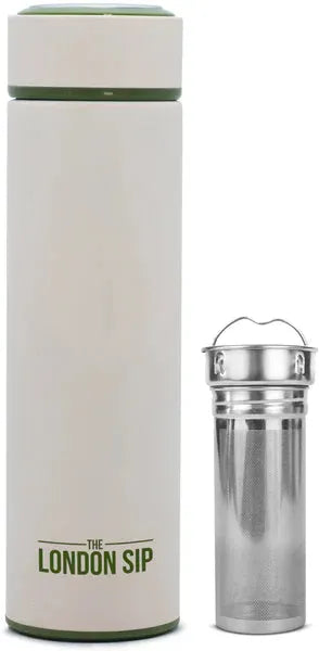 The London Sip - 16 Ounce Safari Beige Tea Infuser Bottle - TB16-SFB
