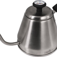 The London Sip - 1.2 L Stainless Steel Silver Kettle With Beverage Thermometer - K1200S