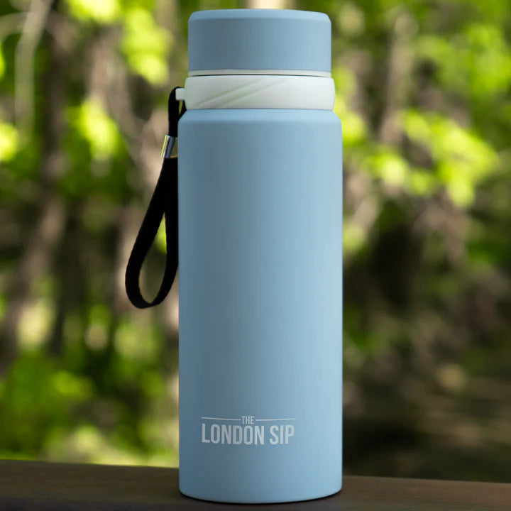 The London Sip - 25 Ounce Blue Sunrise Tea Infuser Bottle - TB25-USR