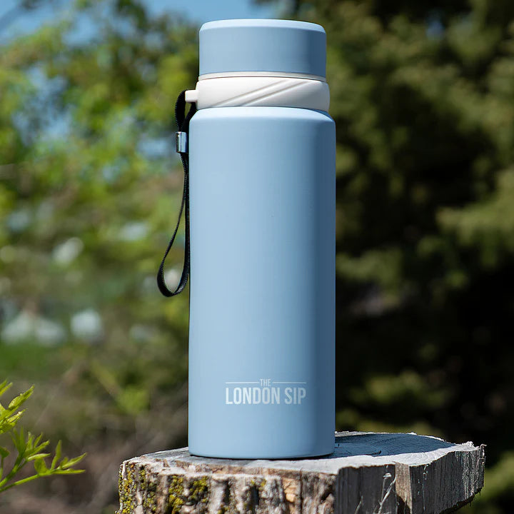 The London Sip - 25 Ounce Blue Sunrise Tea Infuser Bottle - TB25-USR