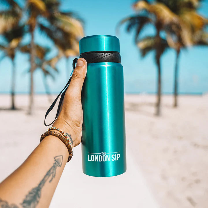 The London Sip - 25 Ounce Blue Tea Infuser Bottle - TB25-U