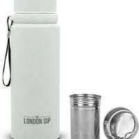 The London Sip - 25 Ounce Pearl White Tea Infuser Bottle - TB25-PRL