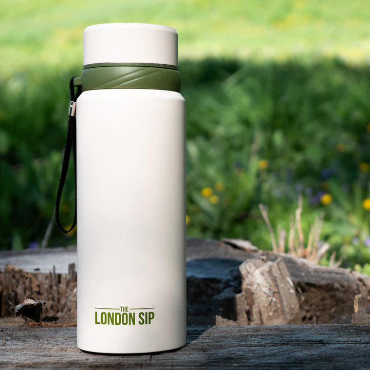 The London Sip - 25 Ounce Safari Beige Tea Infuser Bottle - TB25-SFB