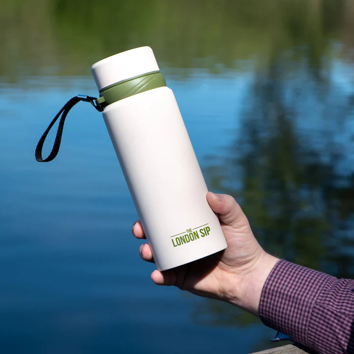 The London Sip - 25 Ounce Safari Beige Tea Infuser Bottle - TB25-SFB