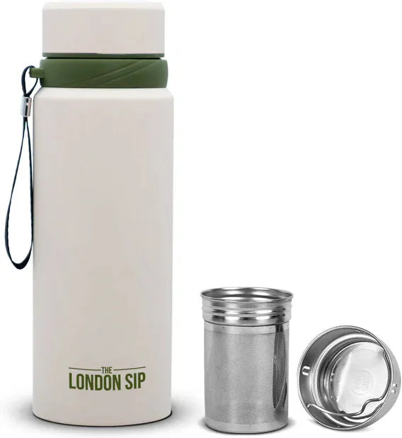 The London Sip - 25 Ounce Safari Beige Tea Infuser Bottle - TB25-SFB