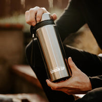 The London Sip - 25 Ounce Silver Tea Infuser Bottle - TB25-S