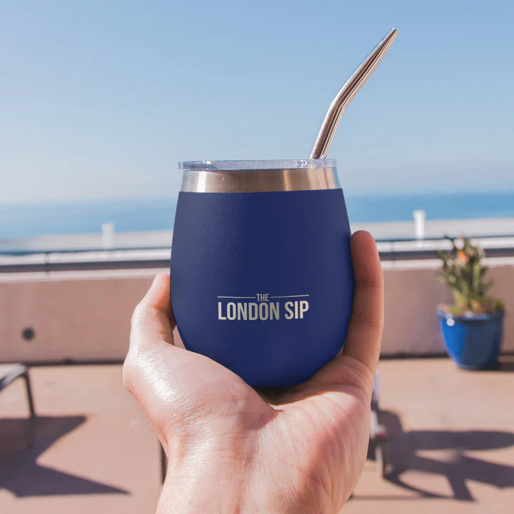 The London Sip - 8 Oz Blue Yerba Mate Cup Set - YMC8S-U