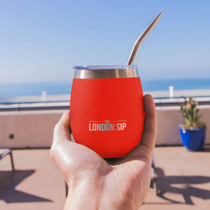 The London Sip - 8 Oz Orange Yerba Mate Cup Set - YMC8S-O
