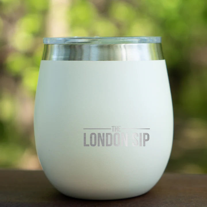 The London Sip - 8 Oz Pearl White Yerba Mate Cup Set - YMC8S-PRL