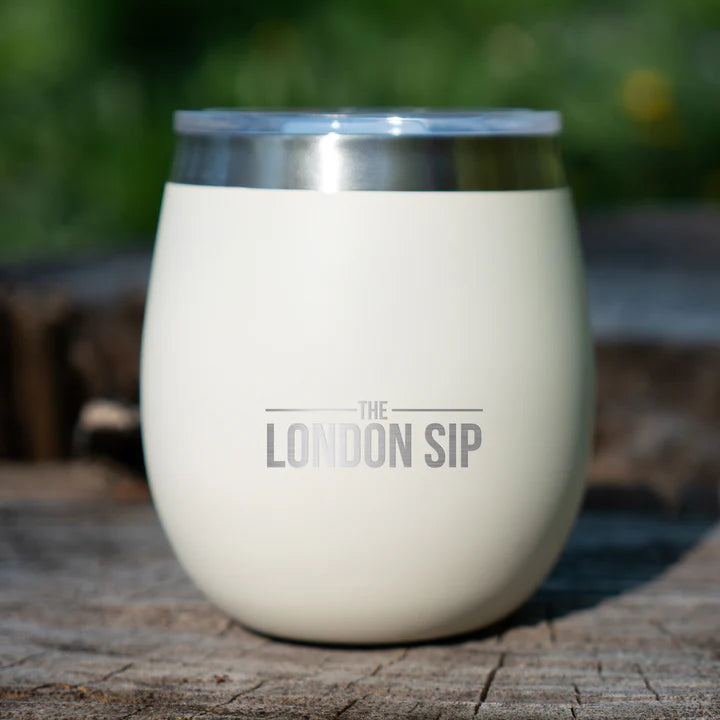 The London Sip - 8 Oz Pearl White Yerba Mate Cup Set - YMC8S-PRL