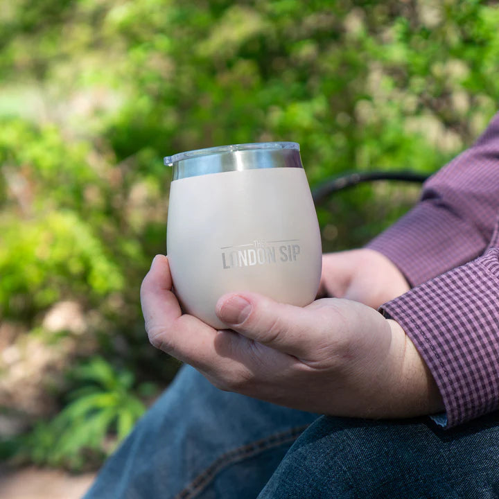 The London Sip - 8 Oz Safai Beige Yerba Mate Cup Set - YMC8S-SFB