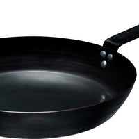 Thermalloy - 10.2" Black Carbon Steel Fry Pan - 573740