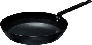 Thermalloy - 10.2" Black Carbon Steel Fry Pan - 573740