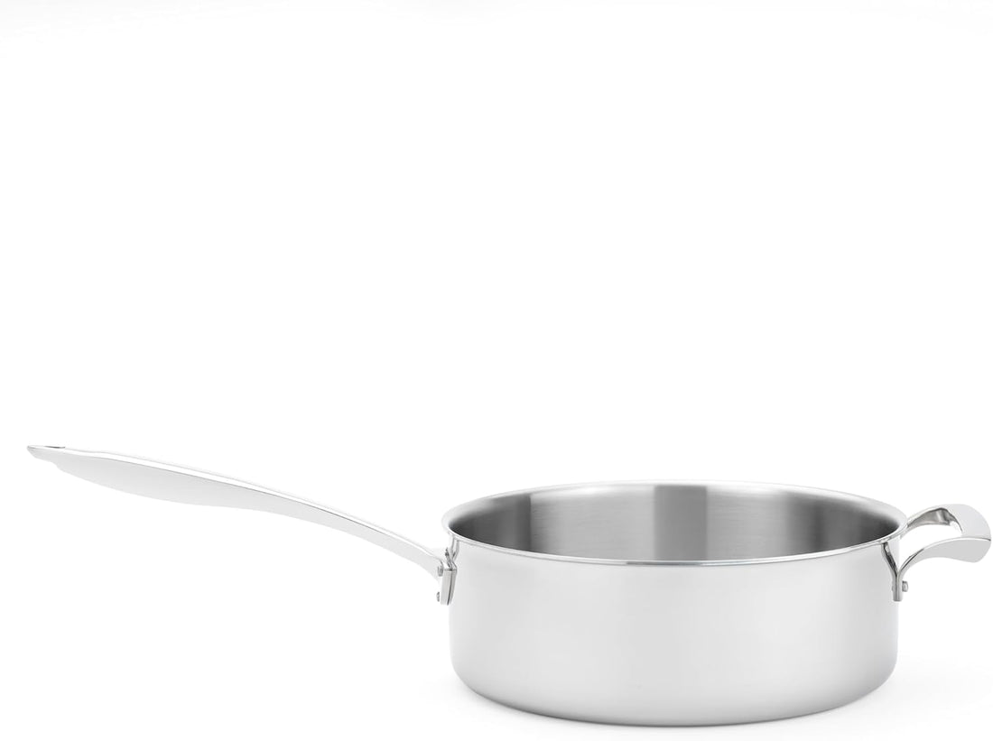 Thermalloy - 11" Tri-Ply Stainless Steel Sauce Pot with Handle - 5724206