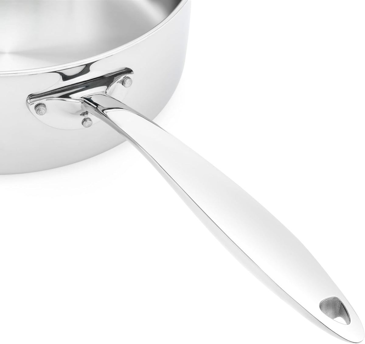 Thermalloy - 11" Tri-Ply Stainless Steel Sauce Pot with Handle - 5724206