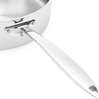 Thermalloy - 11" Tri-Ply Stainless Steel Sauce Pot with Handle - 5724206