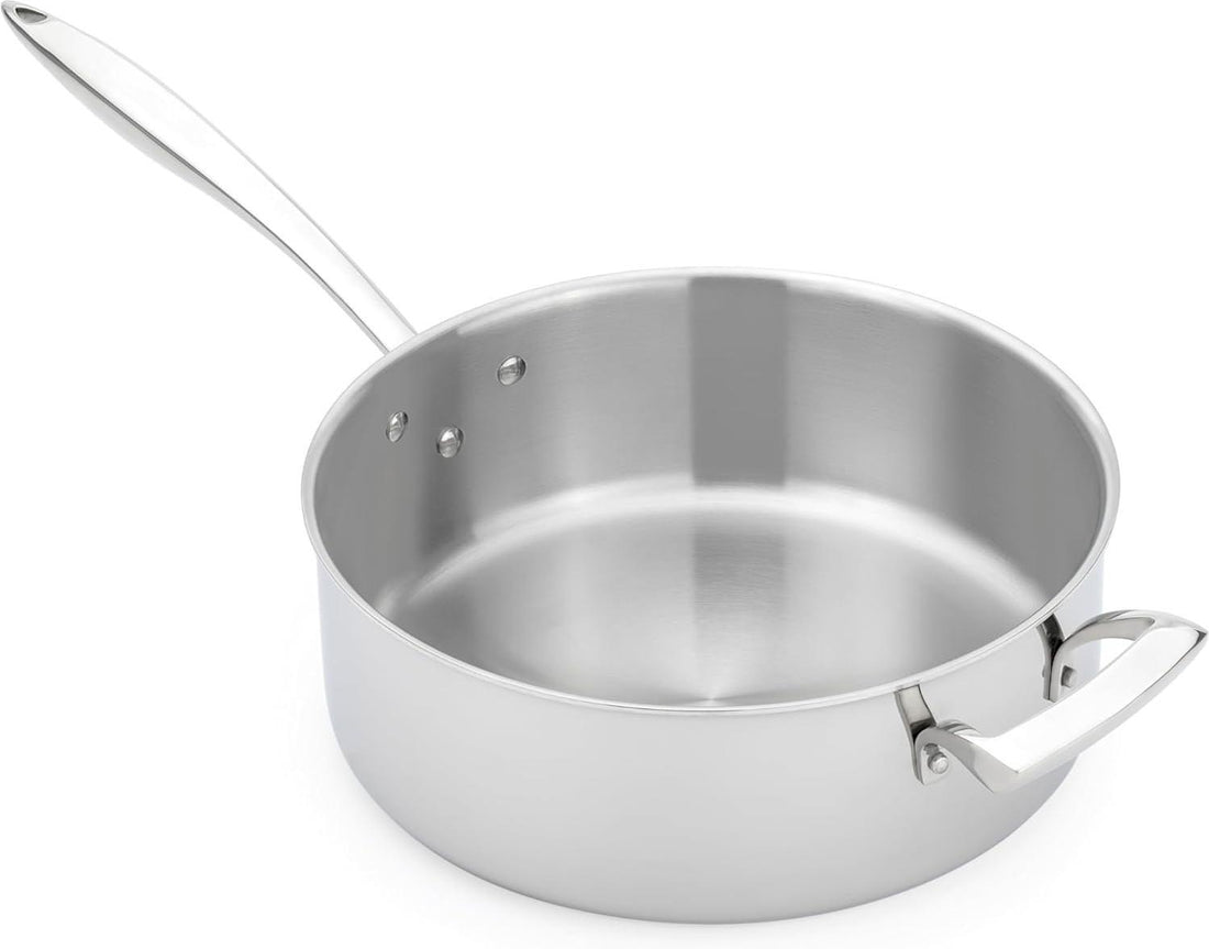 Thermalloy - 11" Tri-Ply Stainless Steel Sauce Pot with Handle - 5724206