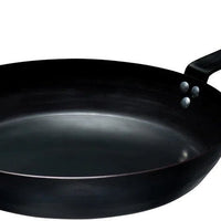 Thermalloy - 11.8" Black Carbon Steel Fry Pan - 573742
