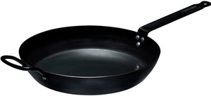 Thermalloy - 11.8" Black Carbon Steel Fry Pan - 573742