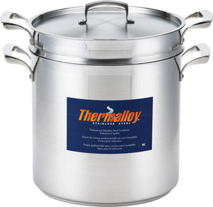 Thermalloy - 12 QT Stainless Steel Pasta Cooker 3 PC Set - 5724082