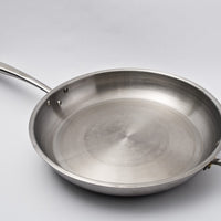 Thermalloy - 12" Stainless Steel Fry Pan with Helper Handle (Lid Not Included) - 5724052