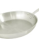 Thermalloy - 12" Stainless Steel Fry Pan with Helper Handle (Lid Not Included) - 5724052
