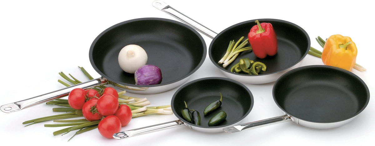 Thermalloy - 12.5" Stainless Steel Excalibur Non-Stick Fry Pan - 573778