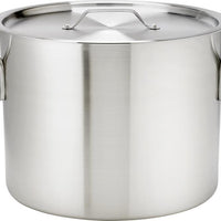 Thermalloy - 140 QT Heavy Duty Aluminum Stock Pot - 5814240 (Lid Not Included)
