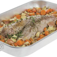 Thermalloy - 17" x 11" x 2" Aluminum Roast Pan - 5811015