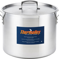 Thermalloy - 20 QT Stainless Steel Deep Stock Pot (Lid Not Included) - 5723920
