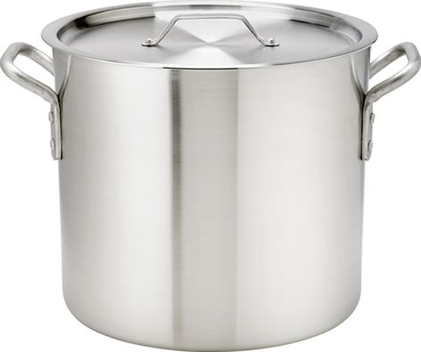 Thermalloy - 24 QT Aluminum Heavy Duty Stock Pot - 5814124 (Lid Not Included)