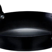 Thermalloy - 6.3" Black Carbon Steel Fry Pan with 2 Handles - 573746
