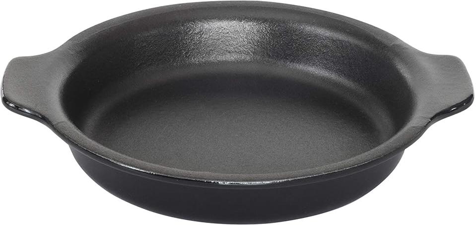 Thermalloy - 6.5" Cast Iron Red Enamel Round Au Gratin - 57375605