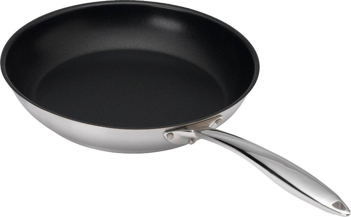 Thermalloy - 7.75" Deluxe Stainless Steel Non-Stick Fry Pan (Lid Not Included) - 5724058