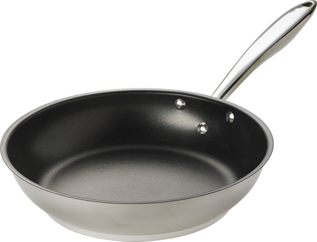 Thermalloy - 7.75" Deluxe Stainless Steel Non-Stick Fry Pan (Lid Not Included) - 5724058