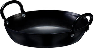 Thermalloy - 7.8" Black Carbon Steel Fry Pan with 2 Handles - 573748