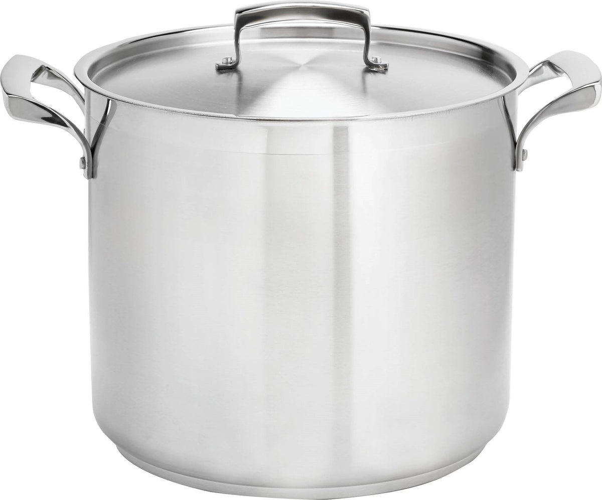 Thermalloy - 8 QT Stainless Steel Deep Stock Pot (Lid Not Included) - 5723908