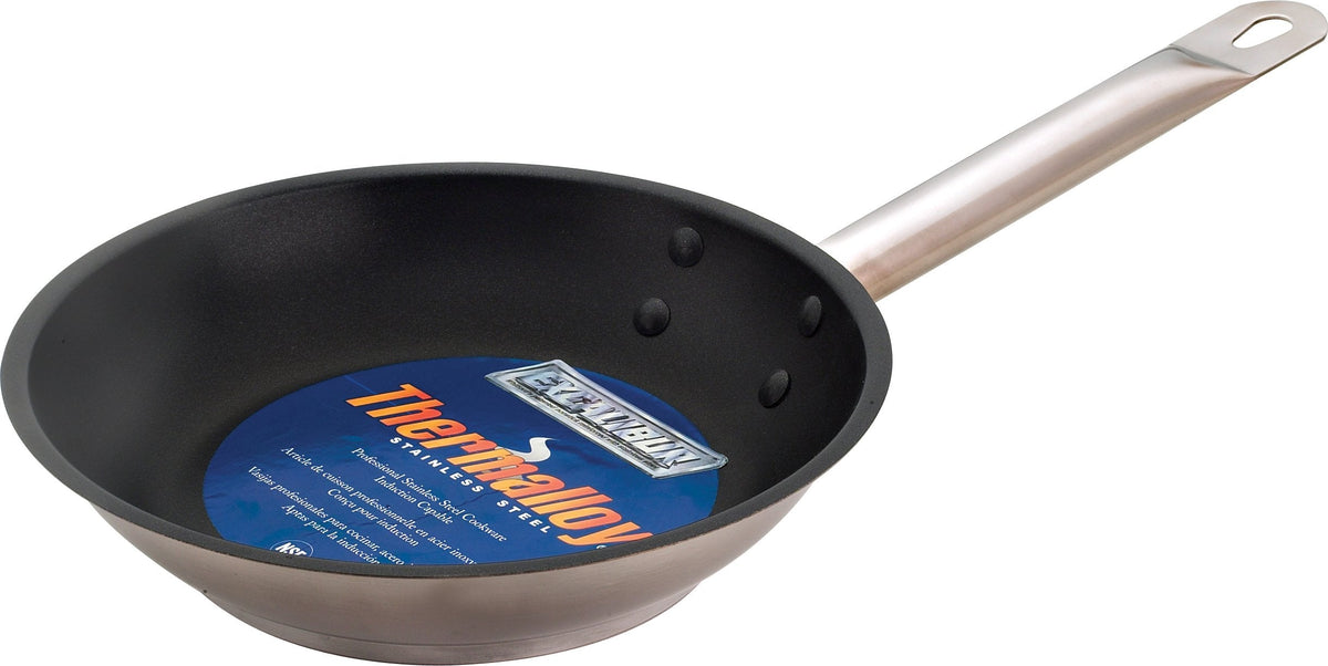Thermalloy - 8" Stainless Steel Non-Stick Fry Pan - 573775