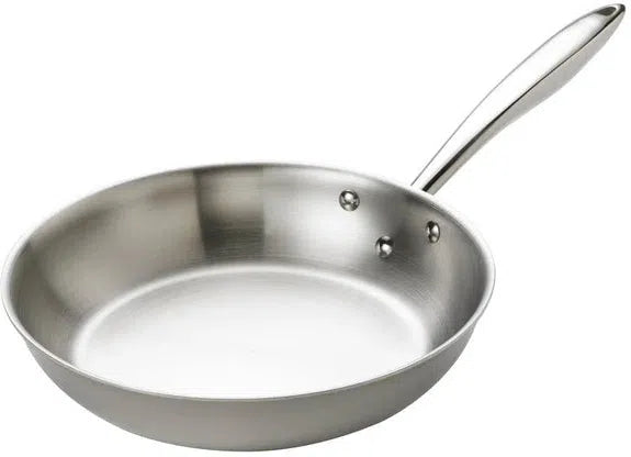 Thermalloy - 9.5" Tri-Ply Stainless Steel Fry Pan with ProGrip Handle - 5724153