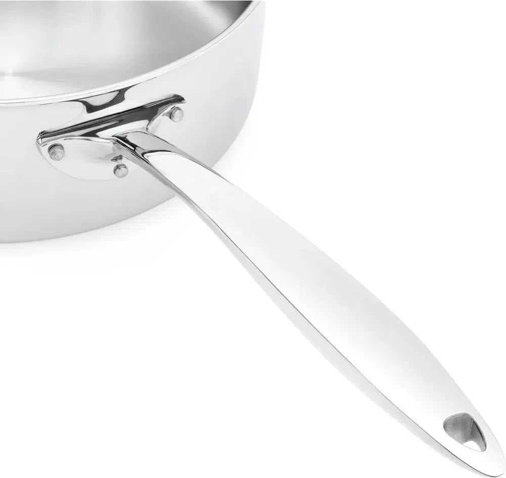 Thermalloy - 8.66" Tri-Ply Stainless Steel Sauce Pot with Handle - 5724214